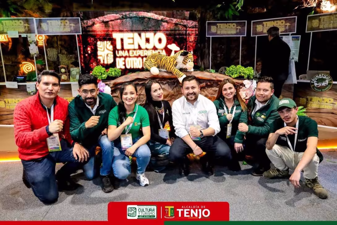 Tenjo culminó con éxito su participación en la Vitrina Turística de ANATO 2026